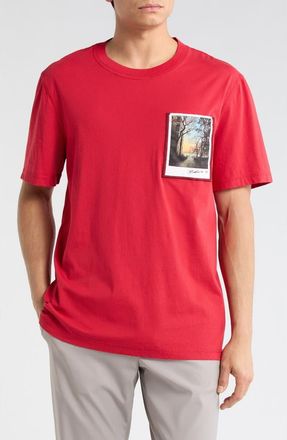 Helmut Lang Postcard T-Shirt in Bordeaux at Nordstrom Rack, Size Medium