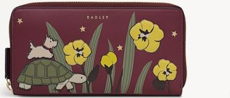 Radley London Dark Cherry Large Zip Around Wallet Midnight Wanderer SS26 Radley London