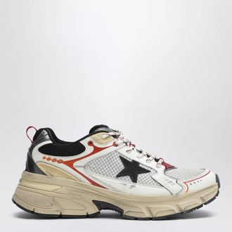 Golden Goose Lightstar sneakers in white/grey/red