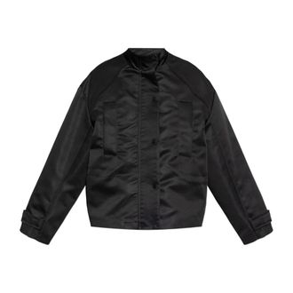 AllSaints Light Jackets, female, Black, Size: XS Luellah Oversized Jacket