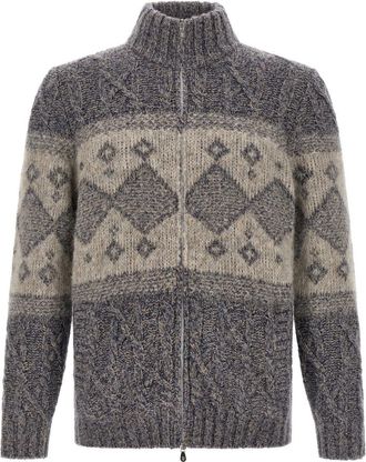 Brunello Cucinelli Grey Turtle Neck Sweater