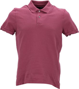 Tom Ford Tom Ford basic poloshirt van roze katoen