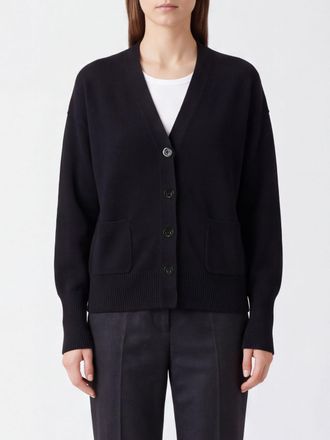 Semicouture Cardigan Esther in lana con scollo a V e tasche a toppa