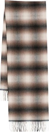 Begg x Co plaid fringed scarf - Bruin