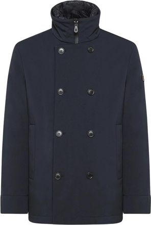 Peuterey Stijlvolle Winterjas - Heren - Mantel - Blauw - 2XL - Polyester - Jassen