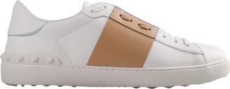 Valentino Open Sneaker - Heren - Sneakers - Wit - 46 EU - Leer - Schoenen
