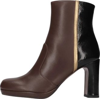 Chie Mihara Leren en Naplak Enkellaarzen - Dames - Schoenen - Veelkleurig - Maat: 37 1/2 EU Leer