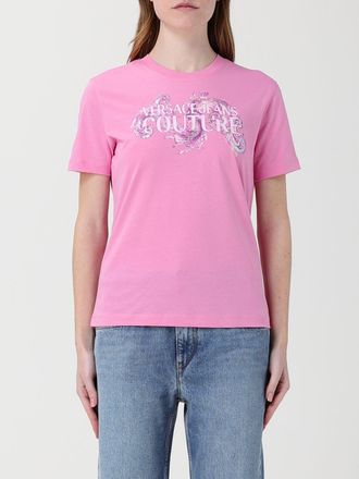 Versace Jeans Couture Cotton T-Shirts with Baroque Print