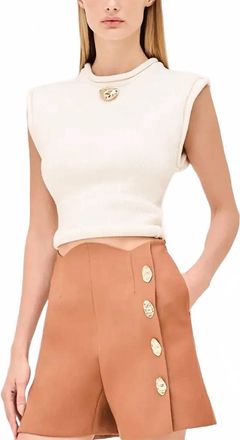 Alexis Tao Sweater In White