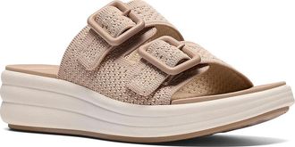 Clarks Drift Faye Womens Sandals Sand Textile : 8.5 B - Medium