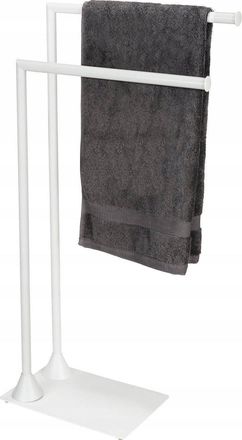 WENKO Hella Toallero De Pie Blanco Mate 43,5x78,5 Cm