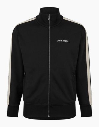 Palm Angels Mens Classic Tracksuit Jacket - Black - Size: 44/Regular