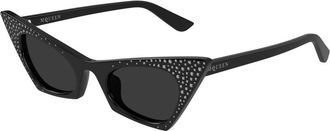 Alexander McQueen Alexander Mcqueen Cat-eye Sunglasses - Black - One Size