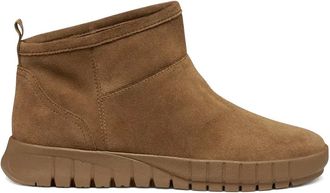 Geox chelsea suede boots - women - Suede/Fabric/Rubber - 39 - Brown