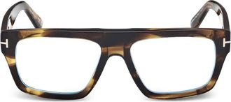 Tom Ford Eyewear Occhiali rettangolari - Marrone