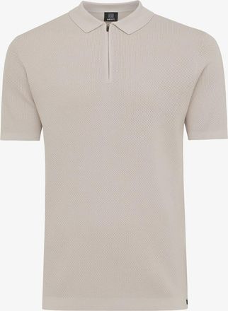 Genti Cool dry polo zip | Beige