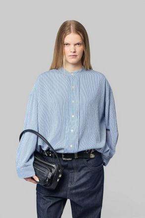 R13 Pleated Front Shirt