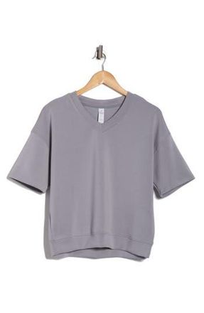 Yogalicious Sandwashed Softlite Short Sleeve Top in Washed Weathervane at Nordstrom Rack, Size X-Large