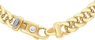 Pompeii3 Mens Cuban 14k Gold (103gram) or Platinum (193gram) 8mm Link Chain Necklace 24