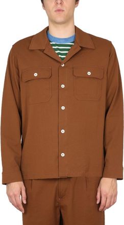 Howlin Brown Regular Solid Shirt