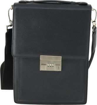 Bally Vintage Leather Leather Shoulder Bag Bag (Pre-Owned)