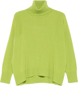 Roberto Collina Maglione A Collo Alto Oversize In Lana-Donna