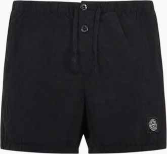 Stone Island Mens Stone Island Nylon Metal Black Shorts - Size: 33/32/32