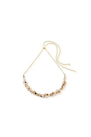 Coeur de Lion Dancing Crystals Necklace in Beige at Nordstrom