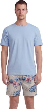 Lords of Harlech Exotic Floral Mens Lounge Short in Exotic Floral Neutral at Nordstrom, Size Xx-Large