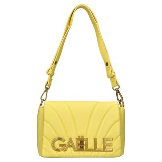 Ga&euml;lle Paris Dames, Tassen, Geel, Maat: ONE Size Leer