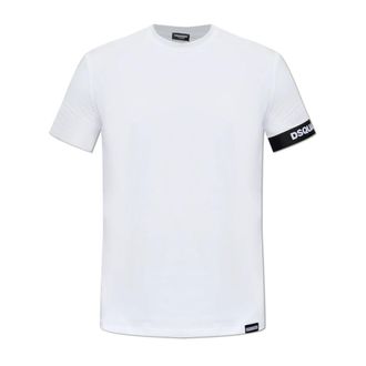 Dsquared2 T-Shirts, male, White, Size: XS Underwear T-shirt with a round neckline