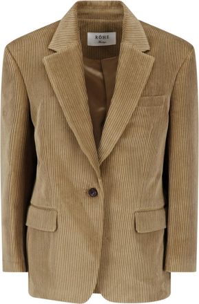 R&oacute;he Blazer In Velluto A Coste