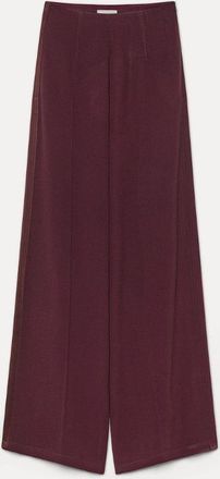 Forte_Forte Palazzo-broek in satijnen omslag