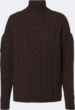 Max Mara Cable-knit wool and cashmere-blend sweater