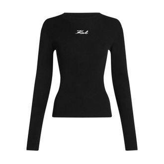 Karl Lagerfeld Mujer, Camisetas, Negro, Talla: M