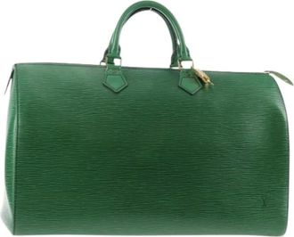 Louis Vuitton Pre-owned Handbags, female, Green, Size: ONE SIZE Pre-owned Vintage Handbag