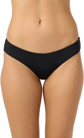 O'Neill Saltwater Solids Bikini Bottoms in Black at Nordstrom, Size X-Small