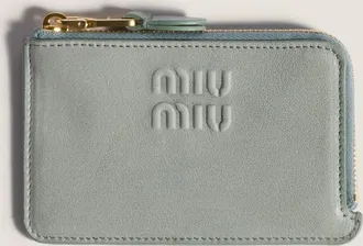 Miu Miu Nappa leather envelope card holder