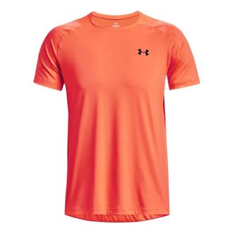 Under Armour Rush Emboss Short Sleeve T-Shirt Orange 1376790-877