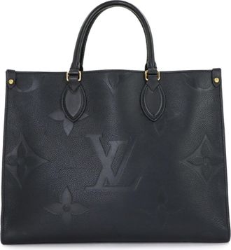 Louis Vuitton Noir Monogram Empreinte Handbag Tote Bag (Pre-Owned)