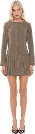 Alexia Admor Ellis Tweed Dress in Herringbone at Nordstrom, Size 14