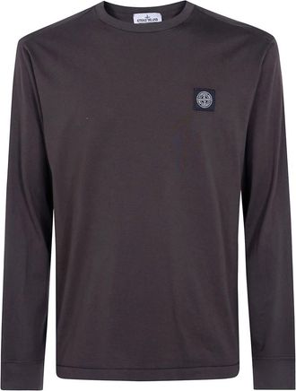 Stone Island Long Sleeves Classic T-Shirt - Heren - Longsleeves - Grijs - L - Katoen - Tops