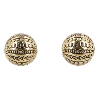 Marc Jacobs The Monogram Stud Earrings - Dames - Oorbellen - Geel - ONE Size - Accessoires