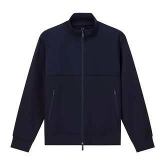 A|X Armani Exchange Hombre, Sudaderas, Azul, Talla: M