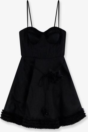 Zimmermann Vestito corto Luna in misto lino e seta - ZIMMERMANN - gender_Woman