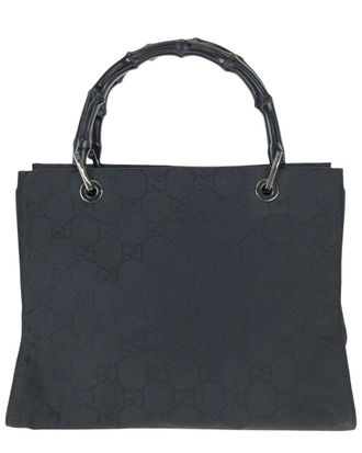 Gucci Bamboo Gg Tote Bag (Authentic Pre-Loved)