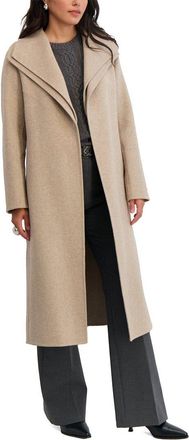 Elie Tahari Elliot Long Wool-Blend Coat