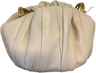 Chlo&eacute; Penelope Leren Crossbodytas - Dames - Schoudertassen - Beige - ONE Size - Leer - Tassen