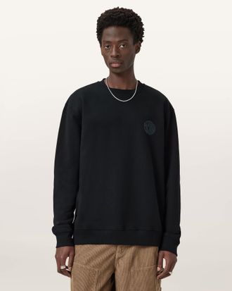 AllSaints Waved Relaxed Fit Sweatshirt