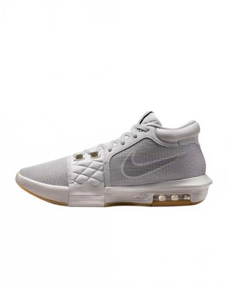 Nike Mens Lebron Witness 8 Basketball Shoes In Light Iron Ore/sail/gum Light Brown/medium Olive
